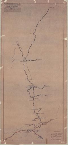 [ MAPA DAS LINHAS - REDE FERROVIÁRIA..